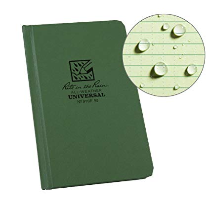 Rite-in-the-Rain - #970F-M Pocket Sized Bound Book, Universal Pattern
