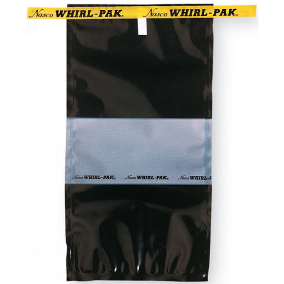 Whirl Pak® Bags, Black, Write-On