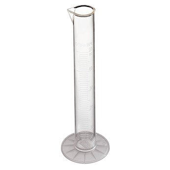 Graduated Cylinders, Clear PMP Plastic