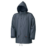 Pioneer Stretch Hooded Rain Jacket, Blue