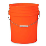 Pail, 5 Gallon, Orange HDPE