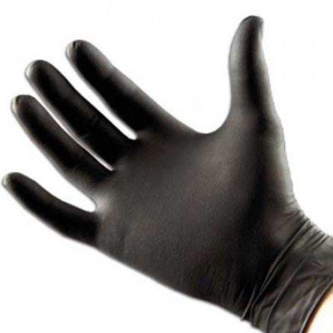 Disposable Nitrile Gloves, Black