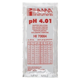 pH 4 Calibration Pouches, 20 ml