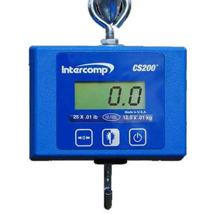 Intercomp CS200™ Digital Hanging Scale, 500 lb / 250 kg x 0.2 lb / 0.1 kg