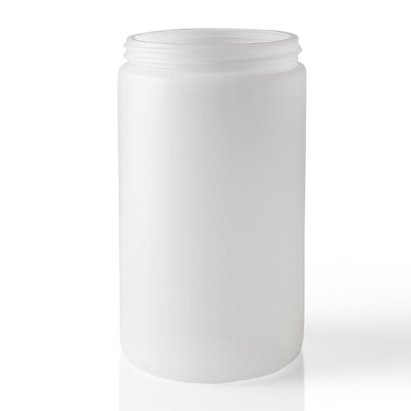Wide Mouth White Plastic Jars, LDPE