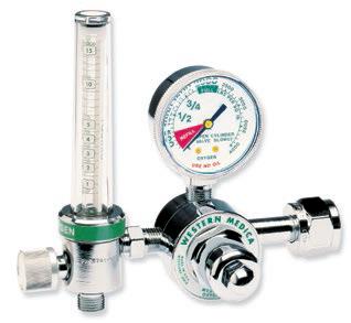 Single-Stage Preset Oxygen Flowmeter / Regulator