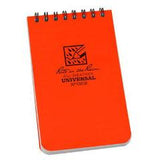 Rite-in-the-Rain - 3"X 5" Shirt Pocket, Top-Spiral, Notebooks, Orange, #OR35