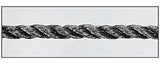 Twisted Polypropylene Rope, 1/4" Diameter x 600' Roll, Black