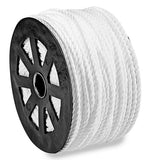 Twisted Polypropylene Rope, 3/8" Diameter x 600' Roll, White