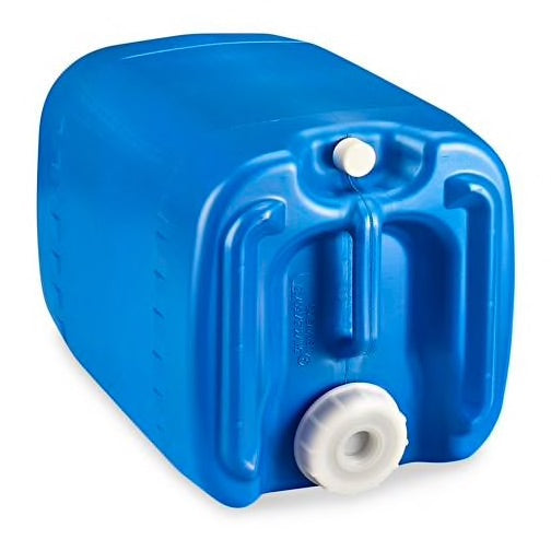 Jerrican, Rectangular, 5 Gallon, Blue