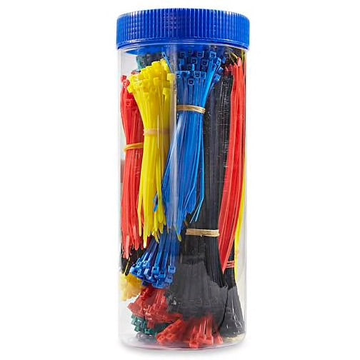 Cable Tie Kit, Assorted Colours