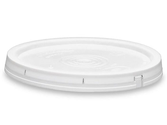 Lid for 2 Gallon Pail, White HDPE