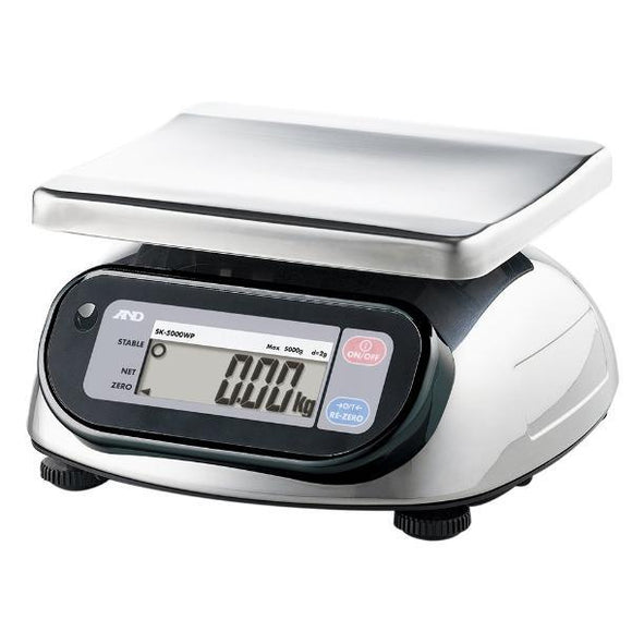 A&D Washdown Scales, Stainless Steel