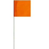 Wire Stake Flag Markers, Bundle of 100, Orange