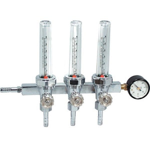 Oxygen Flow Meter Manifold 3-Way