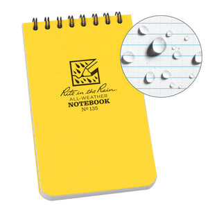Rite-in-the-Rain - #135 3"X 5" Shirt Pocket Top-Spiral Notebook