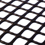 Plastic Netting, Square Mesh, Black, 1/2" Mesh